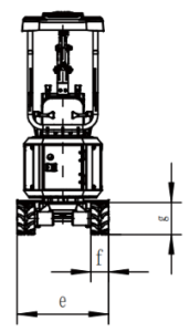 Rhinoceros MY10-8 Crawler excavator dimensions diagram seen from behind. Ken Stone heavy machinery, Shandong, China. Xiniu excavators