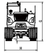 Rhinoceros Wheel excavator X75PRO H dimensions