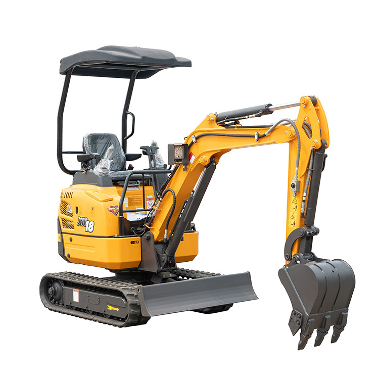 Yellow Rhinoceros XN18 Crawler excavator. This Xiniu excavator from Kenstone is a powerful and precise machine, excellent for a variety of digging tasks.  Available with a Yanmar and Kubota engine,  it has an engine power of 11.2 kW and 11. 8 kW