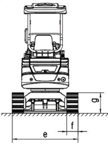 Rhinoceros XN25C crawler from Shangong Kenstone heavy machinery dimensions diagram