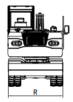 XN85-9X Rhinoceros Wheel Excavator dimensions